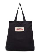 Lexington Clothing Lenox Organic Cotton Canvas Shopper Marinblå