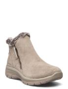 Skechers Womens Relaxed Fit Easy Going - High Zip Beige