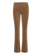 Lauren Ralph Lauren Stretch Corduroy Mid-Rise Straight Pant Brun