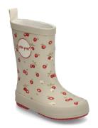 Pom Pom Gumboots™ Aop Beige