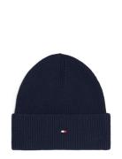 Tommy Hilfiger Essential Flag Beanie Marinblå