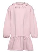 En Fant Dress Ls Sweat Rosa