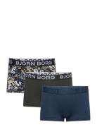 Björn Borg Core Minishorts 3P Marinblå