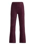 Lindex Leggings Flare Cord Tricot Burgundy