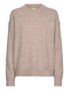 Calvin Klein Soft Heather C-Neck Sweater Beige