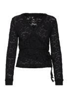 Rosemunde Full Lace Wrap Top Svart