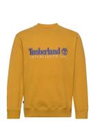 Timberland Established 1973 Embroidery Logo Brush Back Crew Neck Chai ...