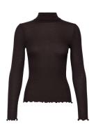 Rosemunde Wool Turtle Neck Brun