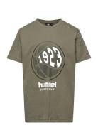 Hummel Hmlleo T-Shirt S/S Khaki Green