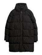 Superdry Hooded Sports Puffer Mid Jkt Svart