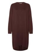 Movesgood Cara Longsleeve Dress Mocca Brun