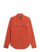 Superdry Trailsman Cord Shirt Orange