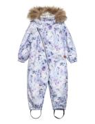 Gugguu Print Snowsuit Lila