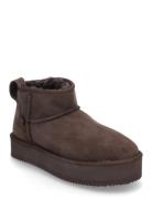 Rosemunde Rhbrisbane Shearling Plateau Boots Brun