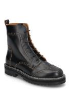 ANGULUS Boots - Flat - With Laces Svart