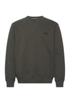 Superdry Essential Logo Crew Sweatshirt Khaki Green