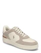 Polo Ralph Lauren Masters Court Leather-Suede Sneaker Beige