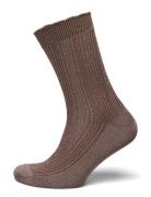 Mp Denmark Julia Glitter Sock Brun