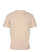 Scotch & Soda Essential Regular Fit Logo T-Shirt Beige