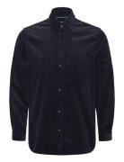 Scotch & Soda Solid Corduroy Shirt Marinblå