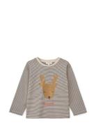 Liewood Apia Placement Longsleeve T-Shirt Beige