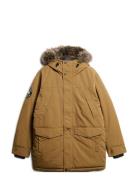 Superdry Everest Faux Fur Parka Jacket Brun