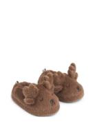 Liewood Aviaja Reindeer Slippers Brun