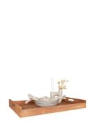 House Nordic Ebba - Tray In Teak, Nature, 58X38 Cm