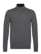 Michael Kors Core Merino Quarter Zip Grå