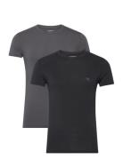 Emporio Armani Men's Knit 2-Pack T-Shirt Multi/patterned