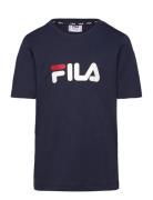 FILA Solberg Classic Logo Tee Marinblå