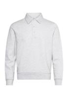 Mango 100% Cotton Polo Sweatshirt Grå