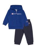 Champion Hooded Full Zip Suit Blå