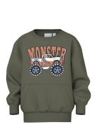 Name It Nmmvugo Ls Nreg Sweat Bru Khaki Green