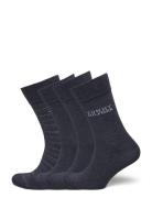 Tommy Hilfiger Th Men Sock 4P Tin Giftbox Tommy Stripe Marinblå