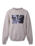 Hound Crew Neck W/Print Vit