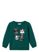 Name It Nmmrsanta Nreg Sweat Bru Box Grön