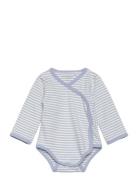 Fixoni Wrap Body Ls Y/D Stripe Blå