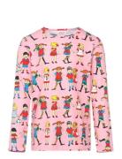 Pippi Langstrømpe Pippi And Friends Shirt Rosa