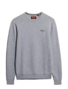 Superdry Essential Slim Fit Crew Jumper Grå