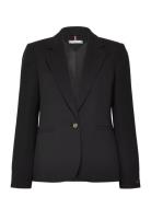 Tommy Hilfiger Crepe Slim Sb Blazer Svart