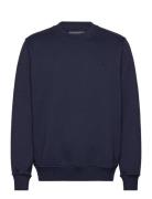 Abercrombie & Fitch Anf Mens Sweatshirts Marinblå