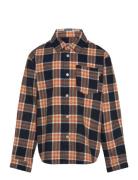 Mads Nørgaard Check Flannel Svano Shirt Orange