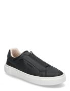 Calvin Klein Cupsole Slip On W/Ml - Lth Svart