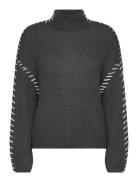 Vila Vichoca New L/S Knit Pullover Grå