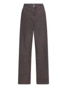 Weekday Loose Baggy Corduroy Trousers Brun