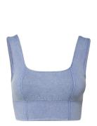 Aim´n Washed Denim Seamless Bra Blå