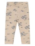 Petit Piao Legging Printed Kräm