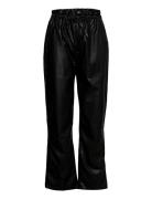 Gina Tricot Vera Pu Trousers Svart