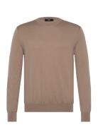 Mango 100% Wool Medium-Knit Sweater Beige